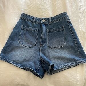ROLLA'S Blue Jean Shorts High-Waisted Vintage